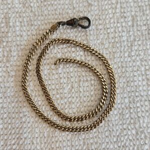 Antique 14k Landin 1925 Pocket Watch Chain Curb Chain link